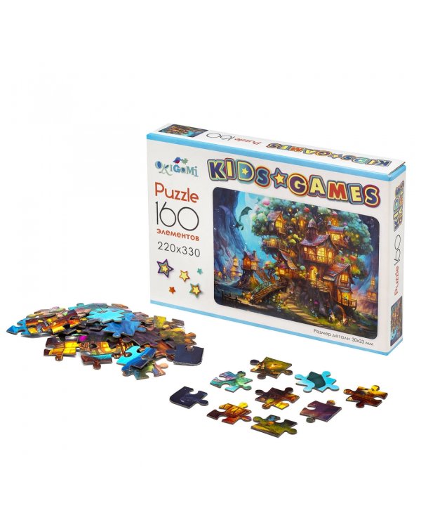 Kids Games. Пазл-160. Домик на дереве