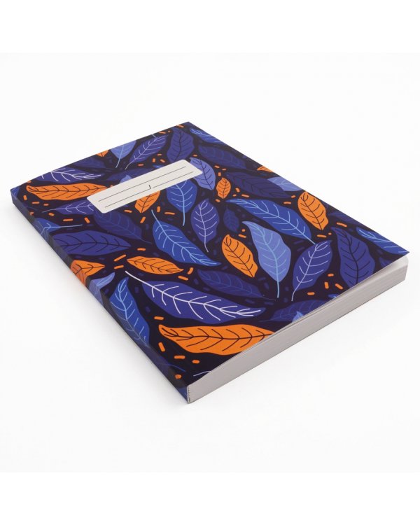 Тетрадь Листопад, А5-, 120 листов, клетка