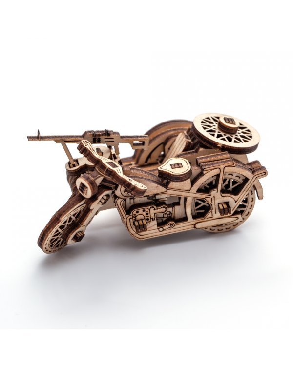 Деревянный конструктор, сборная модель Мотоцикл М72