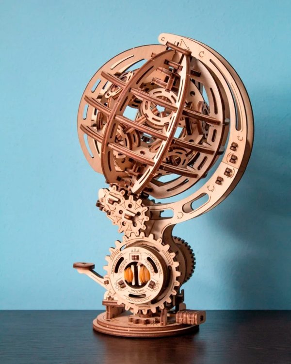 Конструктор деревянный 3D Кинетический глобус