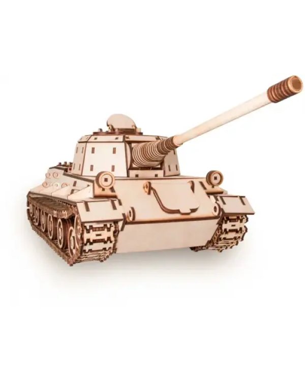 Конструктор деревянный 3D Танк Лев