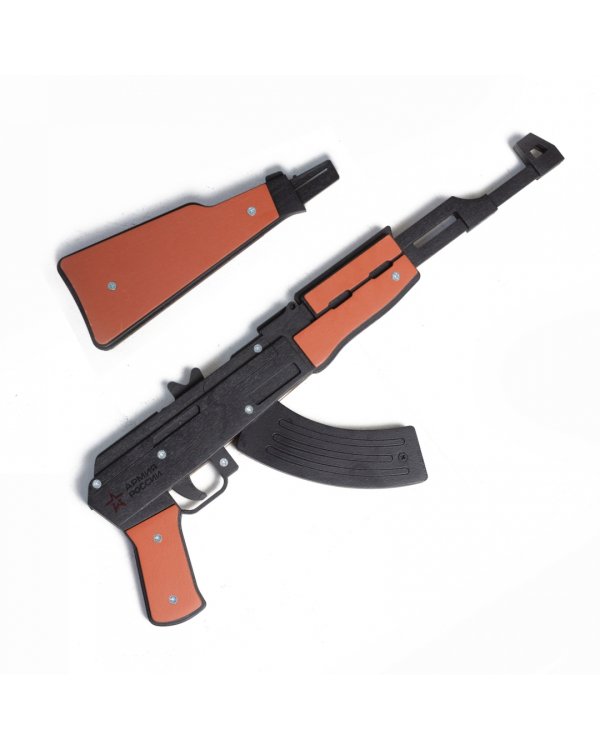 Резинкострел из дерева Автомат АК-47