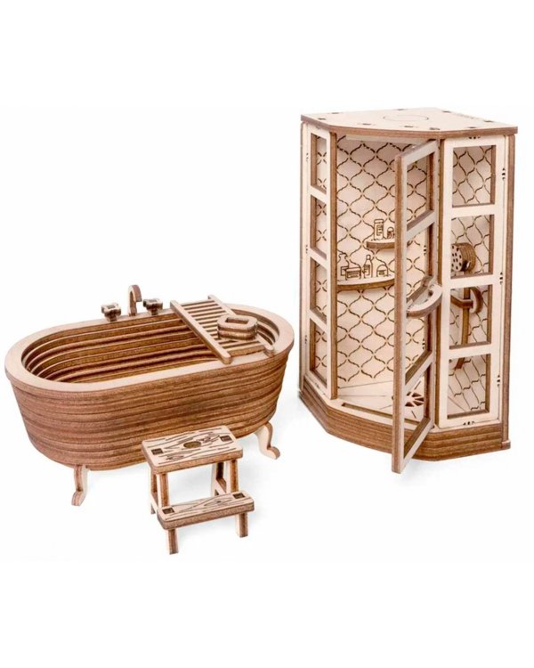 Набор кукольной мебели Ванная комната