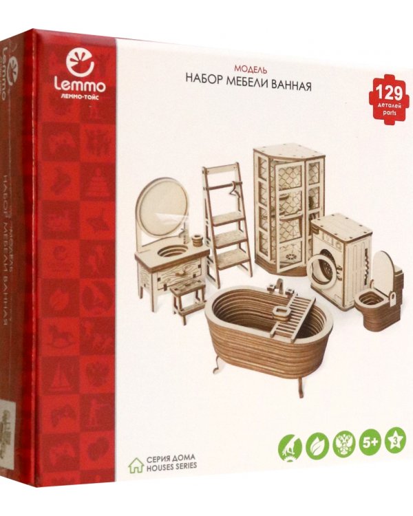 Набор кукольной мебели Ванная комната