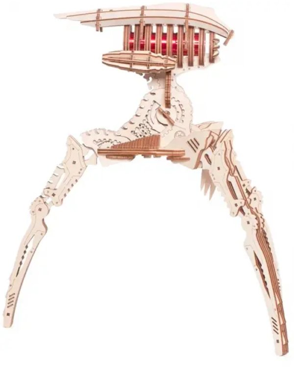 Сборная модель из дерева. Светильник Захватчик Миров