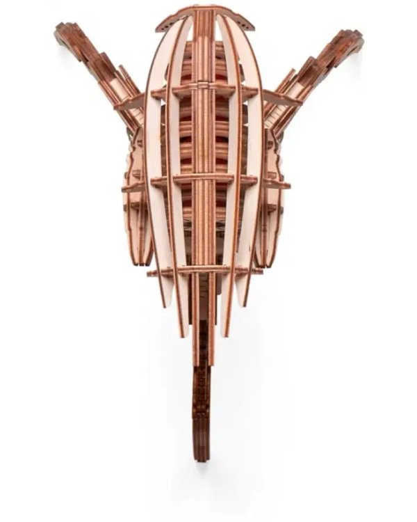 Сборная модель из дерева. Светильник Захватчик Миров