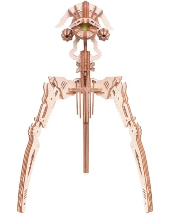 Сборная модель из дерева. Светильник Захватчик Миров