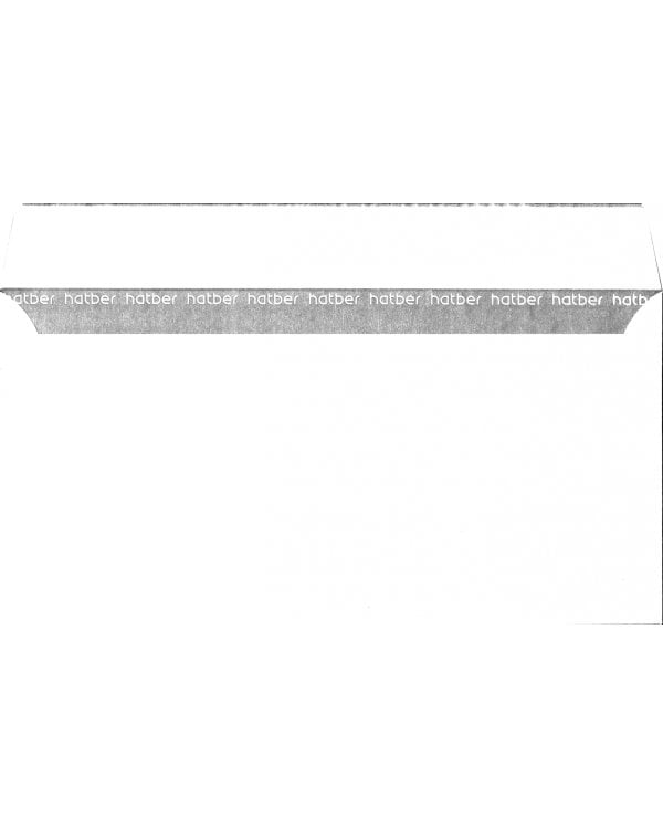 Конверт почтовый Е65 чистый, белый