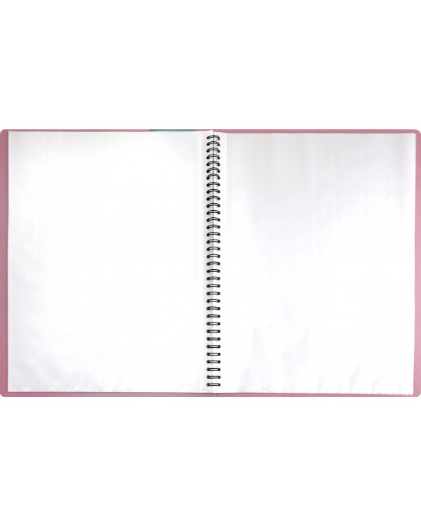 Папка файловая на спирали Matt Manga, А4, 20 файлов, ассорти