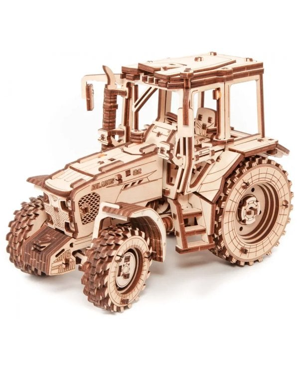Сборная модель деревянная 3D Трактор Беларус 82