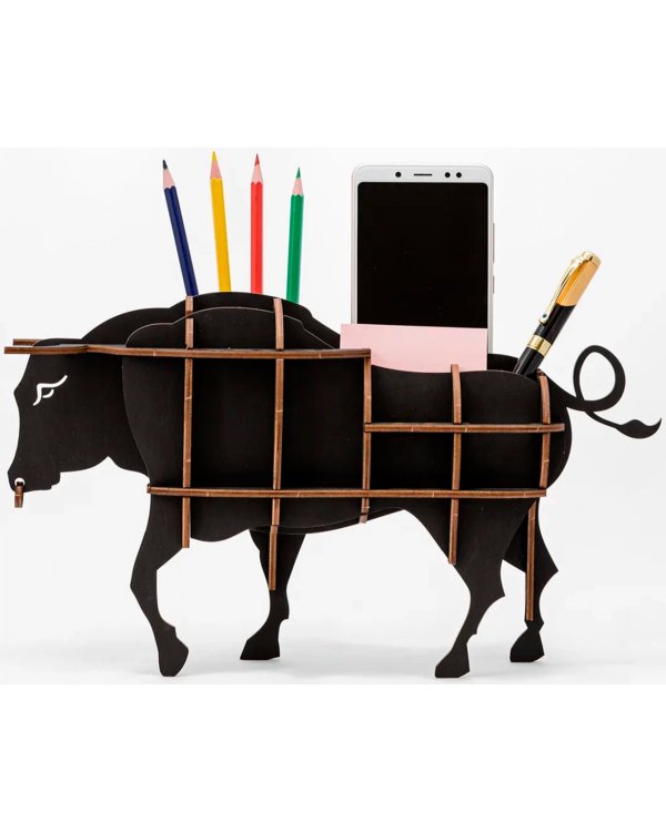 Сборная модель Настольный органайзер Бык