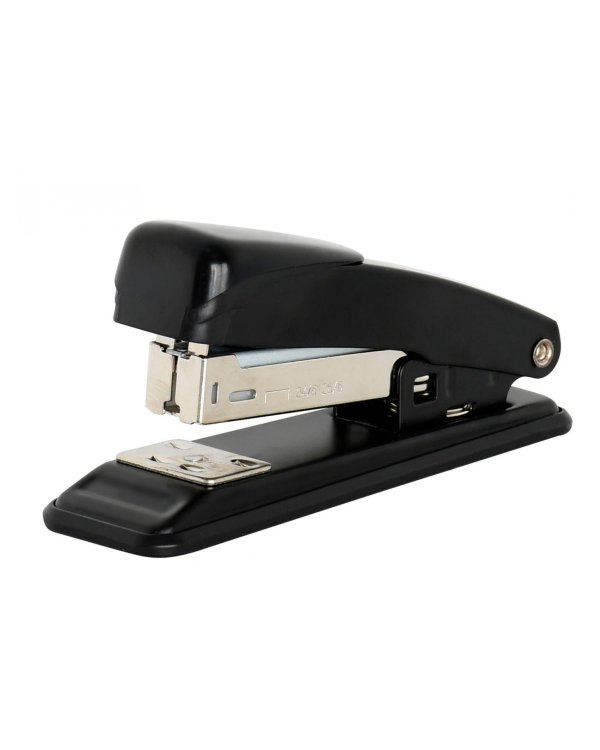 Степлер Office №24/6, до 15 листов, металл, черный