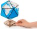 Конструктор деревянный 3D Глобус Икосаэдр с секретом