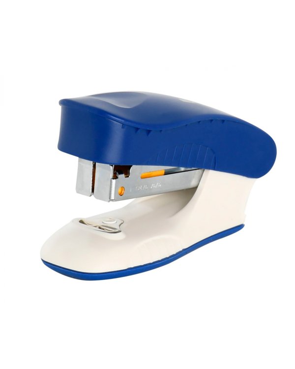 Степлер Ergonomics №24/6, 26/6, до 15 листов, пластик, синий