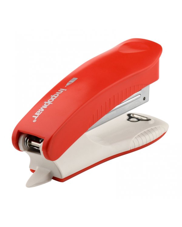 Степлер Ergonomics №10, до 25 листов, пластик, красный