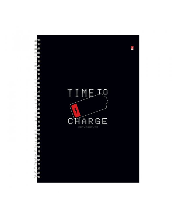 Тетрадь Life Interface, 80 листов, клетка, А4, в ассортименте, гребень