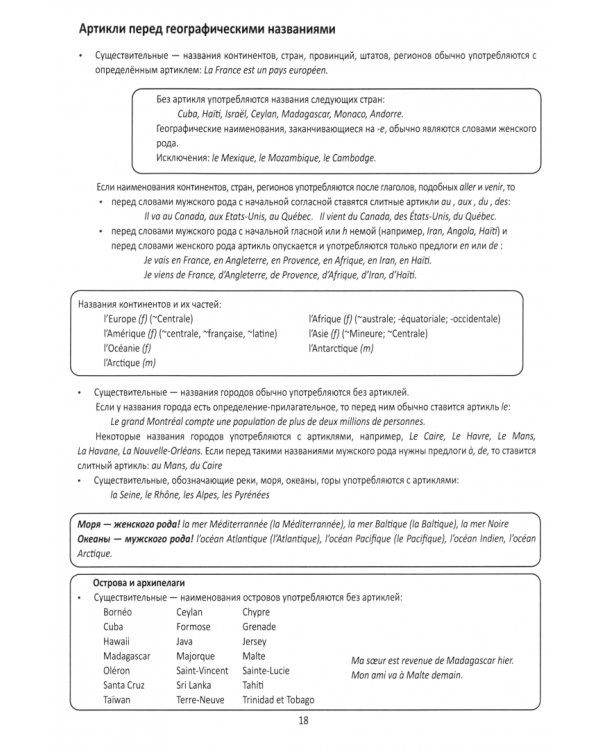 Грамматика французского языка