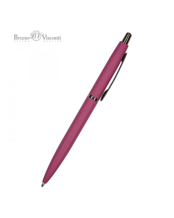 Ручка шариковая автоматическая San Remo, синяя, цвет корпуса бордовый, в футляре