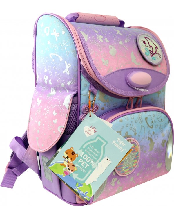 Ранец Tiger Family для начальной школы, Nature Quest, "Lovely Things" (35х31х19 см), (270202)