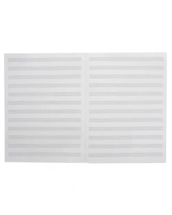 Тетрадь для нот Музыка в облаках, А4, 24 листа