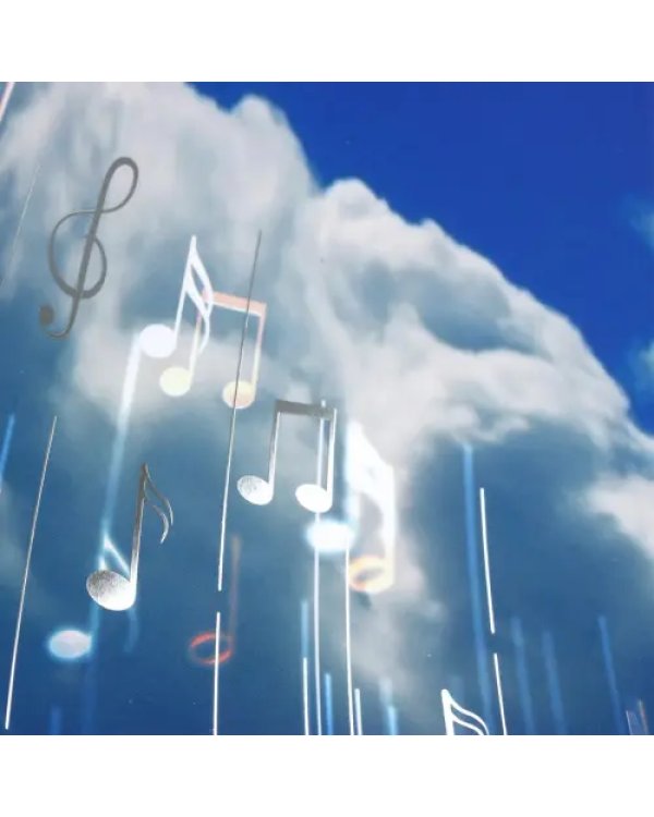 Тетрадь для нот Музыка в облаках, А4, 24 листа