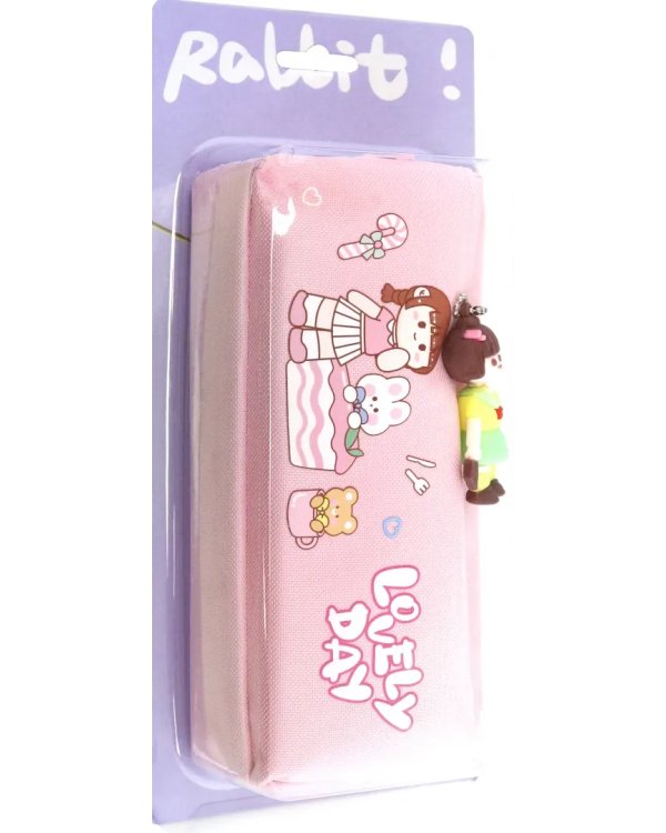 Пенал + брелок Кукла, в ассортименте