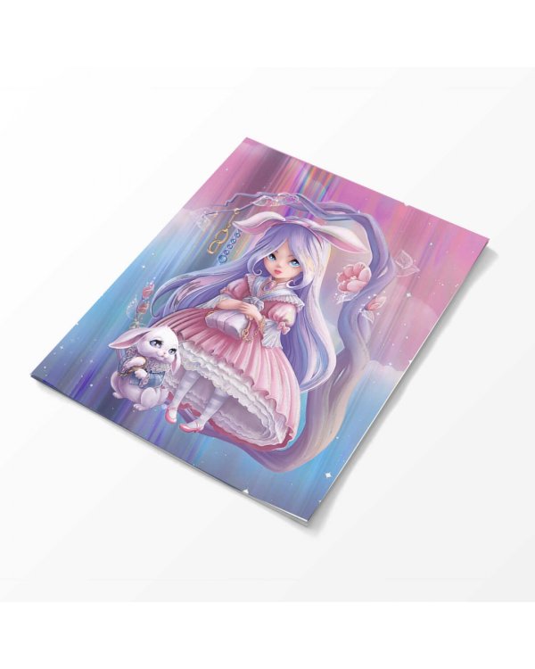 Обложки для тетрадей с голографическим рисунком Принцессы, 3 штуки