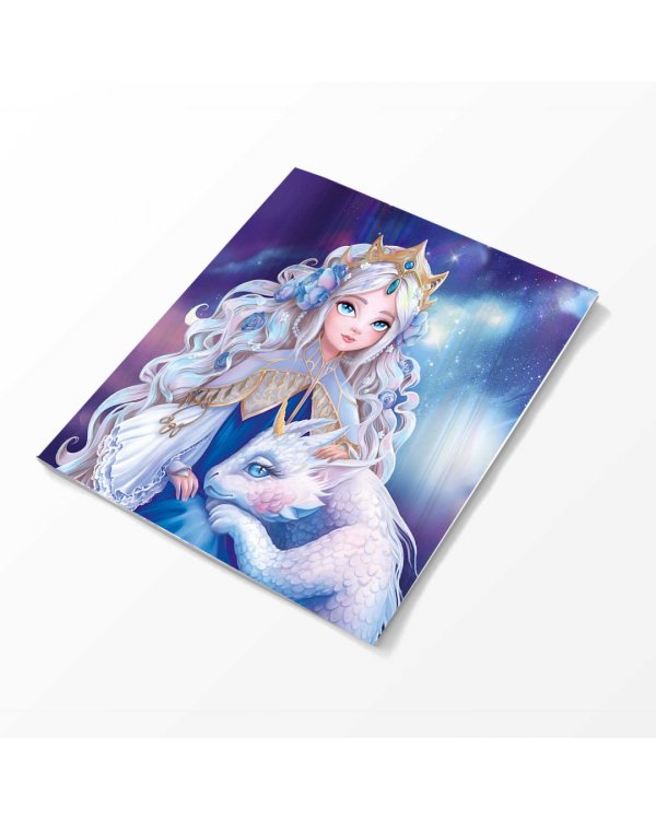 Обложки для тетрадей с голографическим рисунком Принцессы, 3 штуки