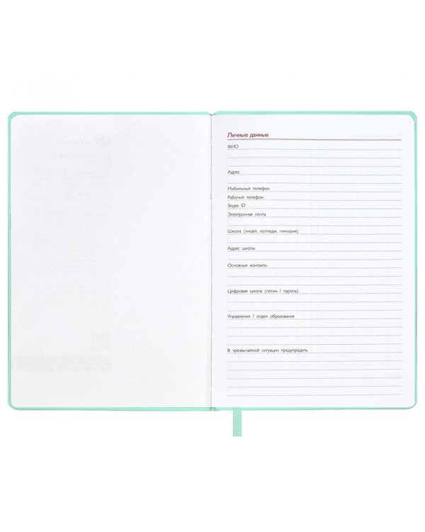 Записная книга учителя Цветок, А5, 120 листов