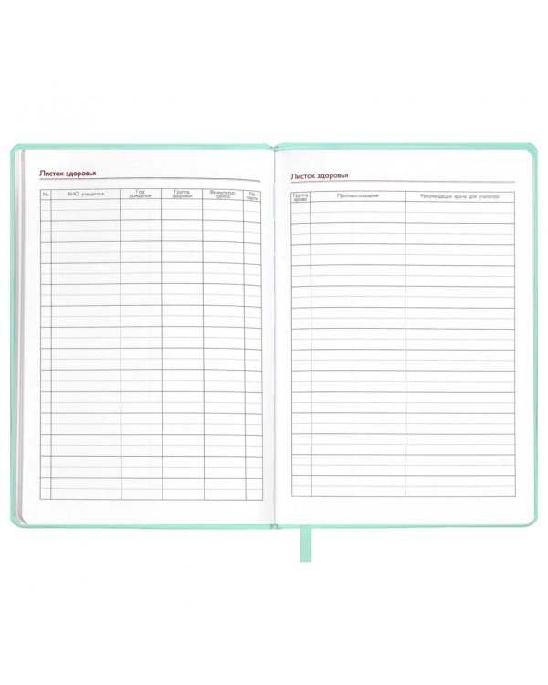 Записная книга учителя Цветок, А5, 120 листов