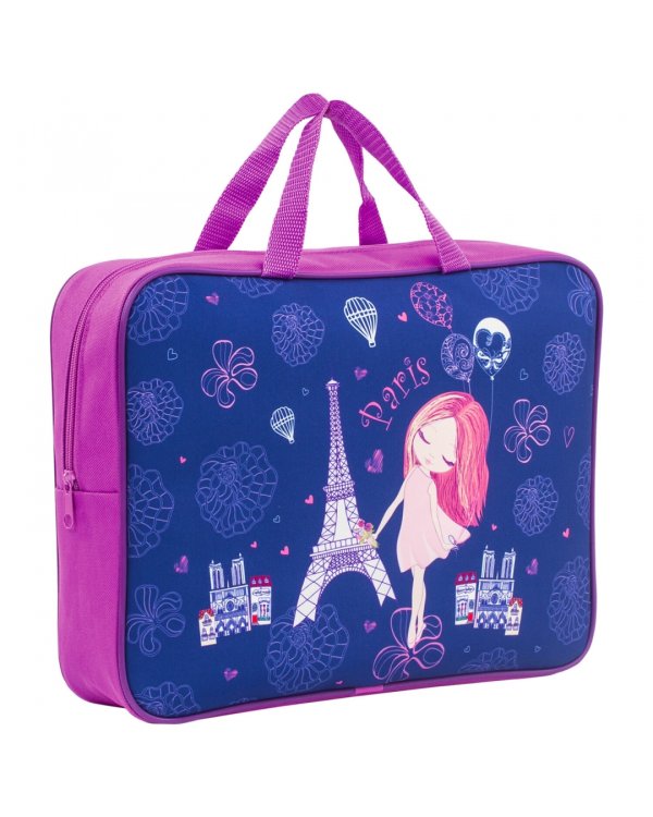 Папка на молнии Paris, А4, с ручками, в ассортименте