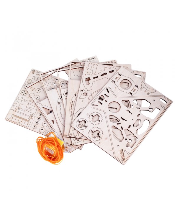 Сборная модель из дерева 3D Планетарная передача