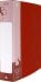 Папка с файлами, А4, пластиковая, красная, 100 файлов