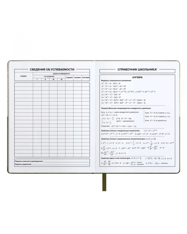 Дневник школьный 50/50 %