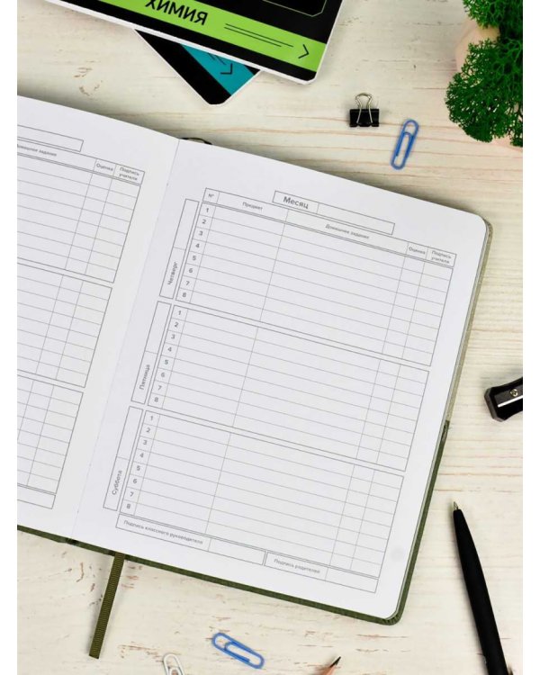 Дневник школьный 50/50 %