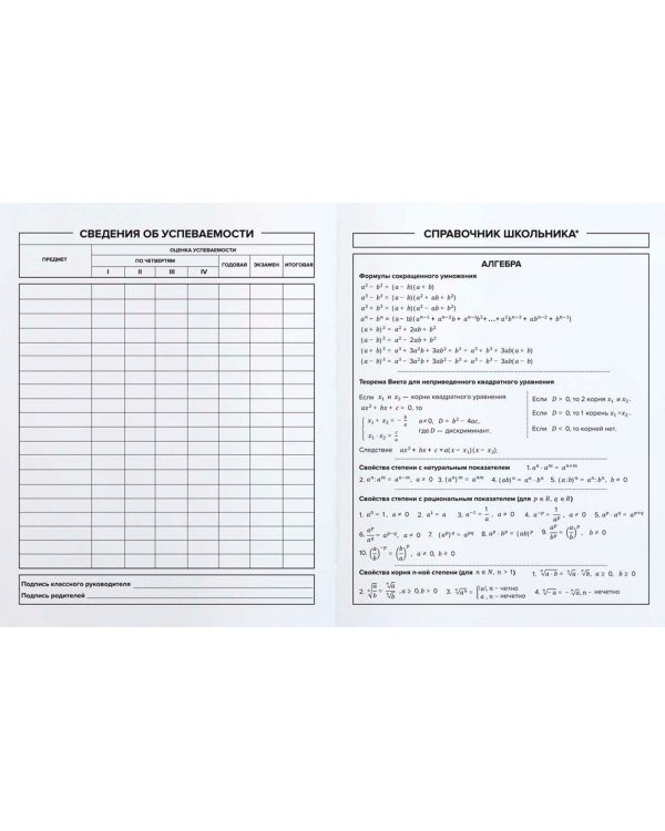 Дневник школьный Бирюзовый