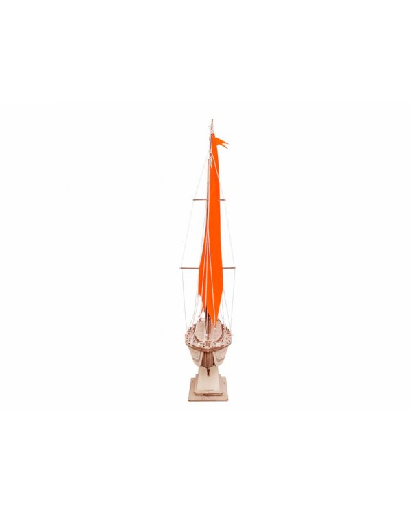 Сборная модель из дерева. Парусная яхта "Оранжевый бриз"