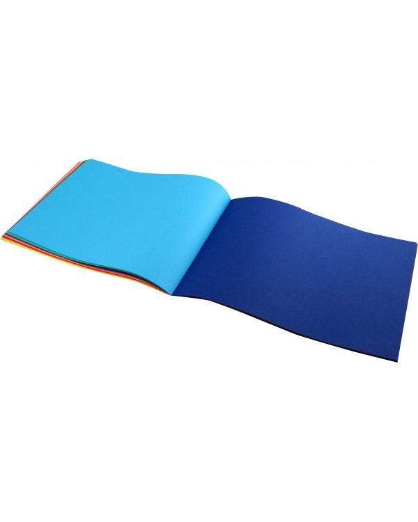 Бумага цветная двусторонняя Лемур, 12 цветов, 60 листов