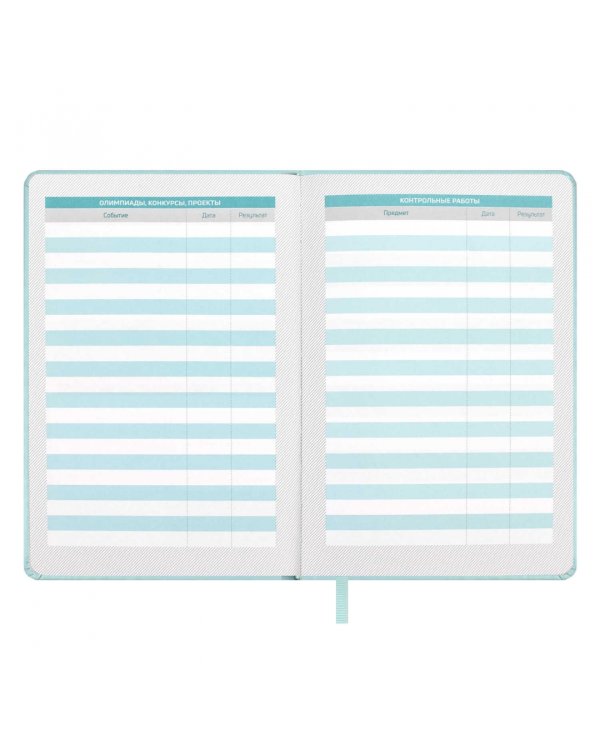 Планинг школьный Плонже мятный, А5, 80 листов