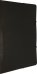Папка на резинке, A4, пластиковая, черная