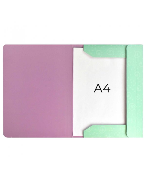 Папка для документов картонная Яркие стикеры, А4+