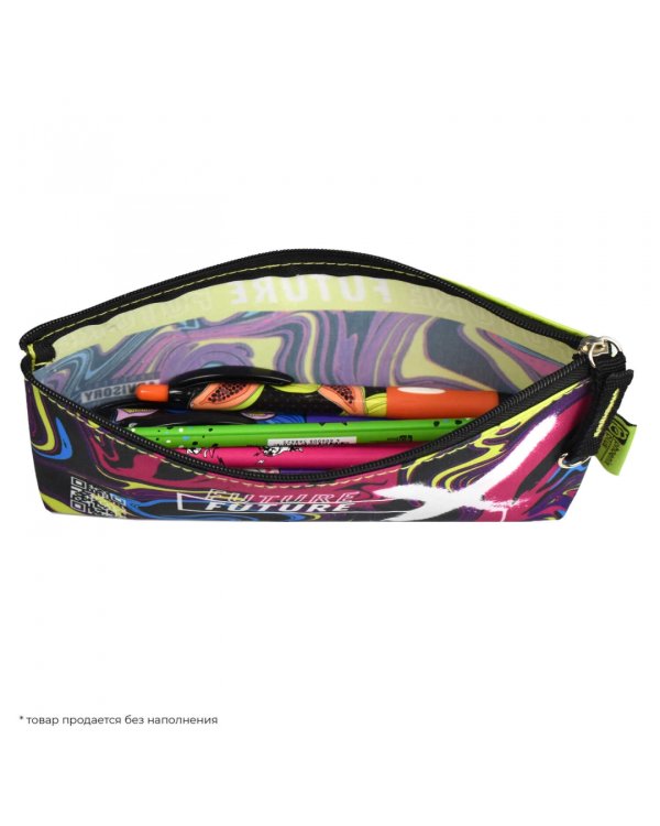 Пенал школьный Кислотный стиль