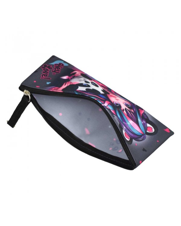 Пенал школьный Девушка с пандой