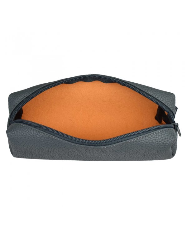 Пенал школьный, серый