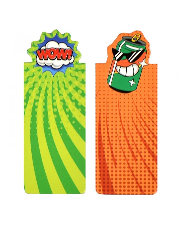 Закладки магнитные для книг Стрит-арт, 4 штуки