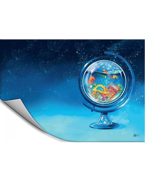 Плёнка цветная для уроков труда Глобус