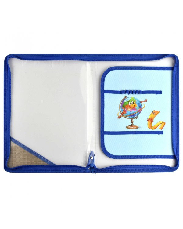 Папка для уроков труда пластиковая Глобус, А4