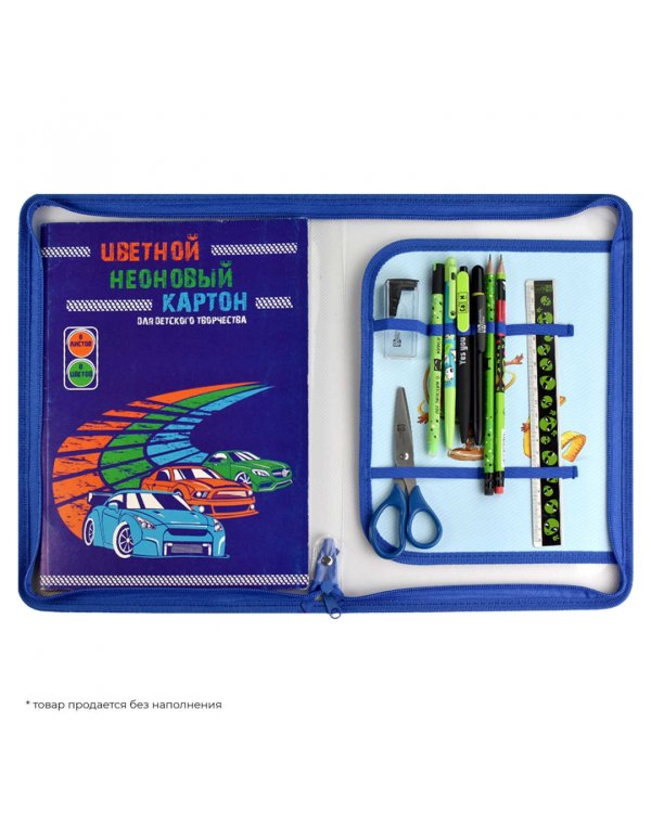 Папка для уроков труда пластиковая Глобус, А4