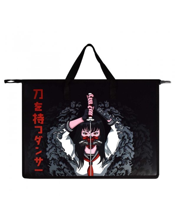 Папка для чертежей и рисунков пластиковая Танец с катаной, А3