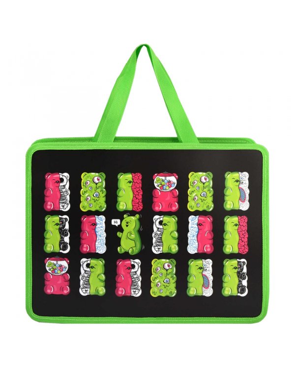 Папка для школьных тетрадей пластиковая Желейные мишки, А4